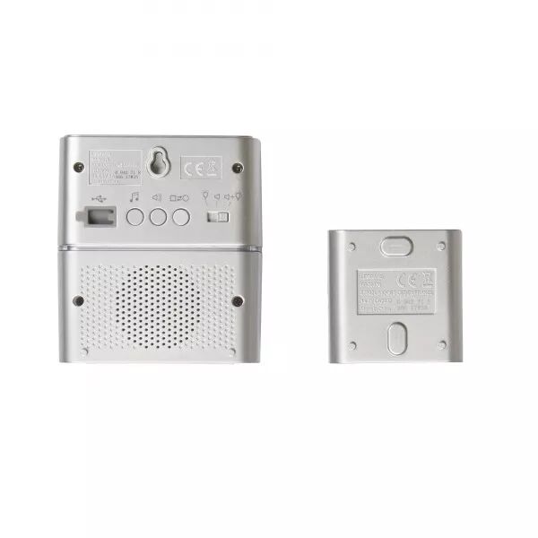 KIT CARILLON RADIO SANS FIL S�R�NIT� SIMPLE � PILES - ALUMINIUM