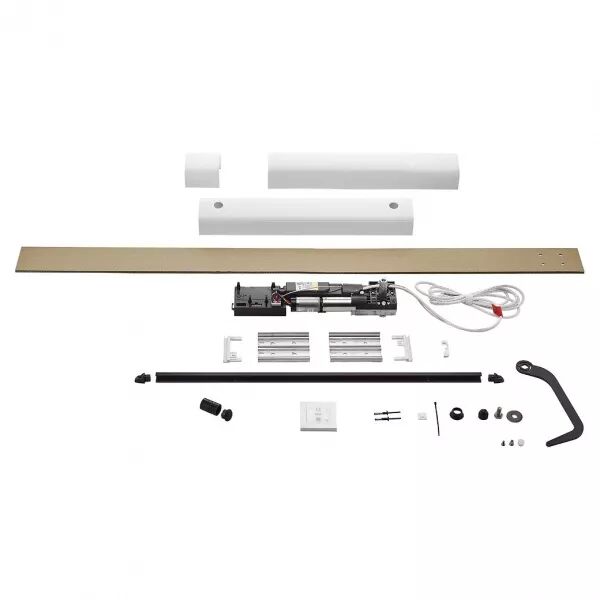 Kit de motorisation pour volet battant Yslo� Flex io Slim 1 vantail-blanc/noir (1240183)