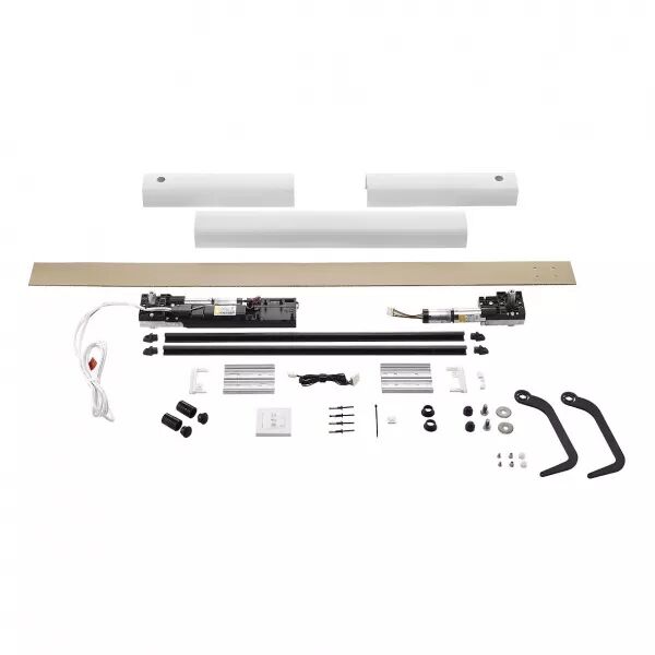 Kit de motorisation pour volet battant Yslo� Flex io Slim 2 vantaux-blanc/noir (1240180)