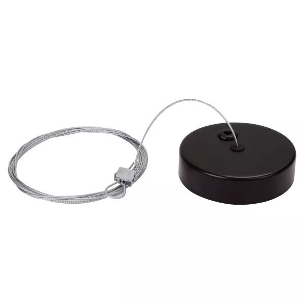 Kit de suspension pour LEXA : pat�re acier noir et filin acier (50012)