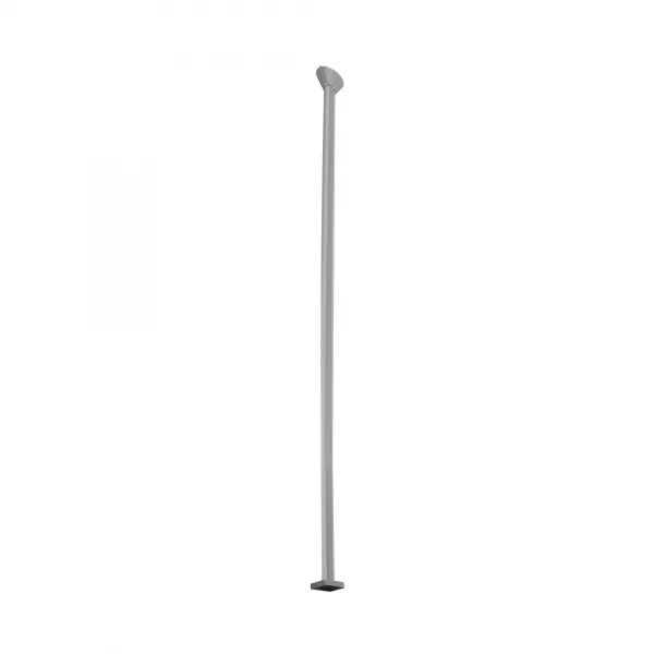 Kit extension colonnette 1 cpt alu : Ovaline 2,70m+chapeau+cloison+cache plaf
