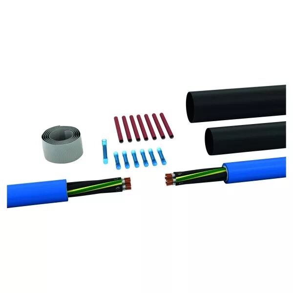 Kit gaine thermo. antifeu et 14 cosses 1,5-2,5mm�. Long 330mm. (234694)