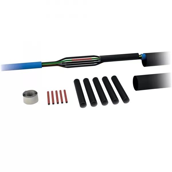 KIT GAINE THERMO. AVEC SCELLANT ANTIFEU ET ARMATURE 5 CONDUCTEURS 1,5-4MM�