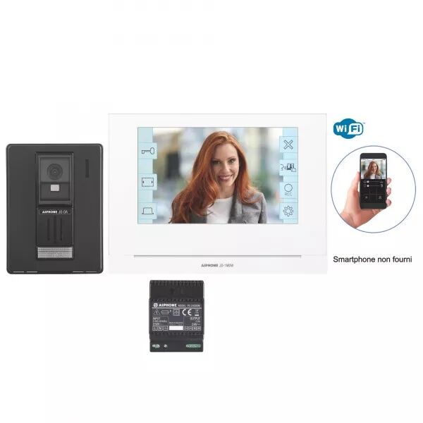 KIT JO WIFI, PLATINE SAILLIE ABS NOIR, MONITEUR �CRAN 7\'\' TACTILE & ALIMENTATION
