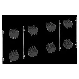 Kit pour jeu de barres, quadro.evo 4x(2 barres de 5mm) (UC825BB)