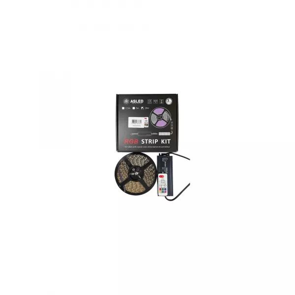 KIT RUBAN LED 10M 10W/M RGB + 100AL24 + N30