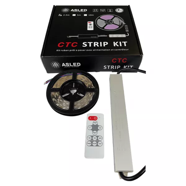 KIT RUBAN LED 2.5M 10W/M CTC + 30AL24 + N20 (SKCTC2.5M)