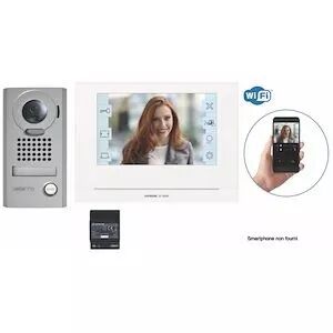 Kit vid�o platine encastr�e avec moniteur �cran 7 avec module wifi int�gr� (JOS1FW)
