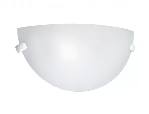 KUMA - APPLIQUE MUR E27 60W MAX., DEMI-LUNE, VERRE OPALE, LPE NON INCL.