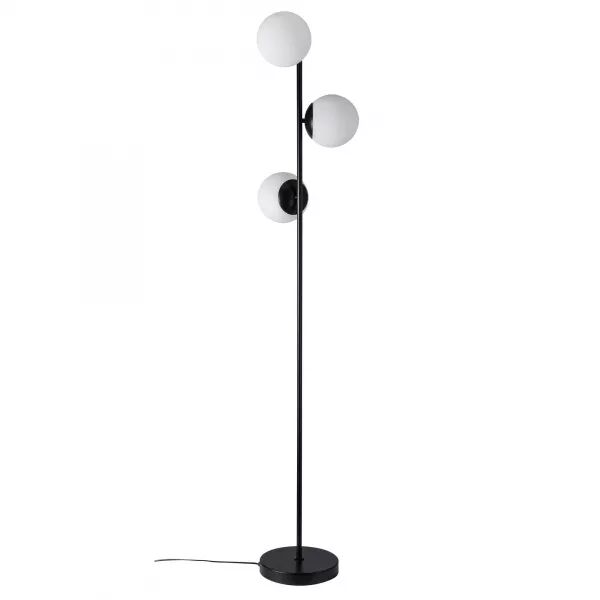 LAMPADAIRE - LILLY - M�TAL - NOIR -  E14