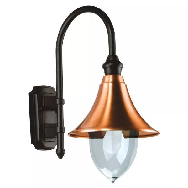 LAMPARO - Applique Mur Ext. IP44 IK07, cuivr� noir, E27 100W max., Lpe non incl (3083)