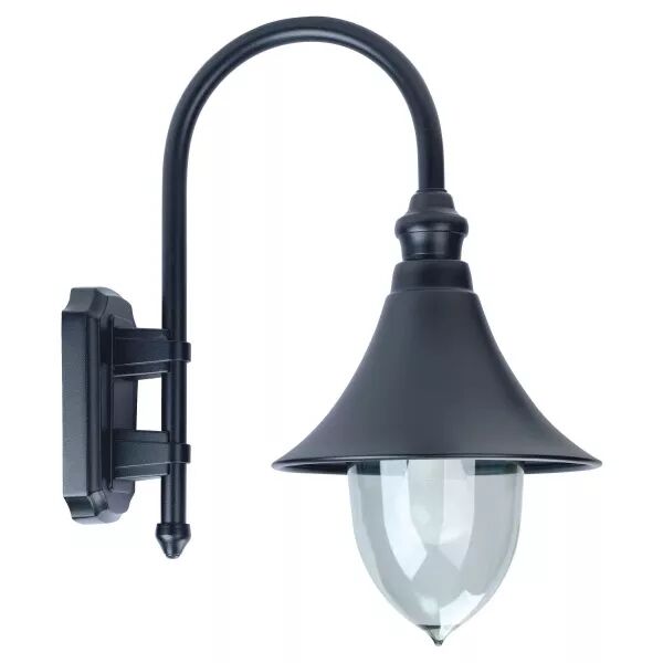 LAMPARO - Applique Mur Ext. IP44 IK07, noir, E27 100W max., Lpe non incl. (3081)