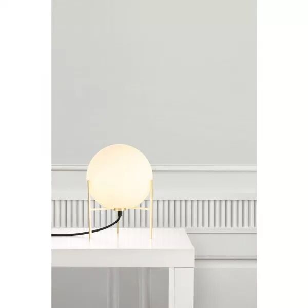 LAMPE � POSER - ALTON - VERRE - LAITON -  E14
