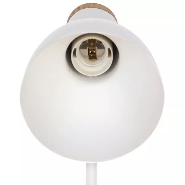 LAMPE � POSER - DEVONE - M�TAL - BLANC - E27