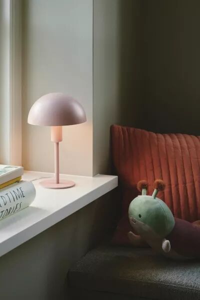 LAMPE � POSER - ELLEN MINI - M�TAL - ROSE POUDR� -  E14