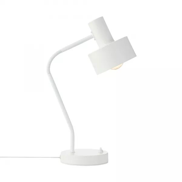 LAMPE � POSER - MATIS - M�TAL - BLANC -  E27