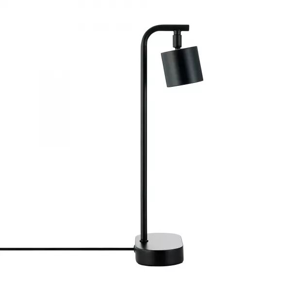 LAMPE � POSER - MERLIN - M�TAL - NOIR -  G9