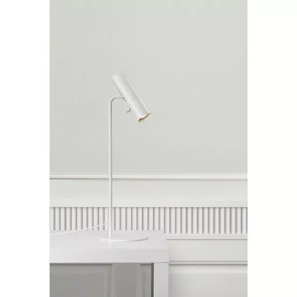 LAMPE � POSER - MIB 6 - M�TAL - BLANC -  GU10