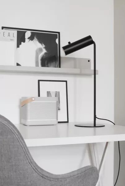 LAMPE � POSER - MIB 6 - M�TAL - NOIR -  GU10