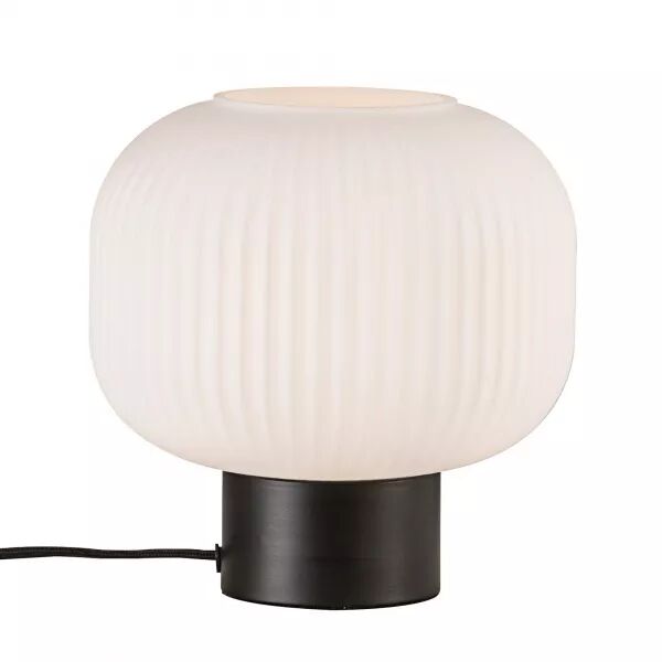Lampe � poser - MILFORD - Verre - Noir -  E27 (48965001)