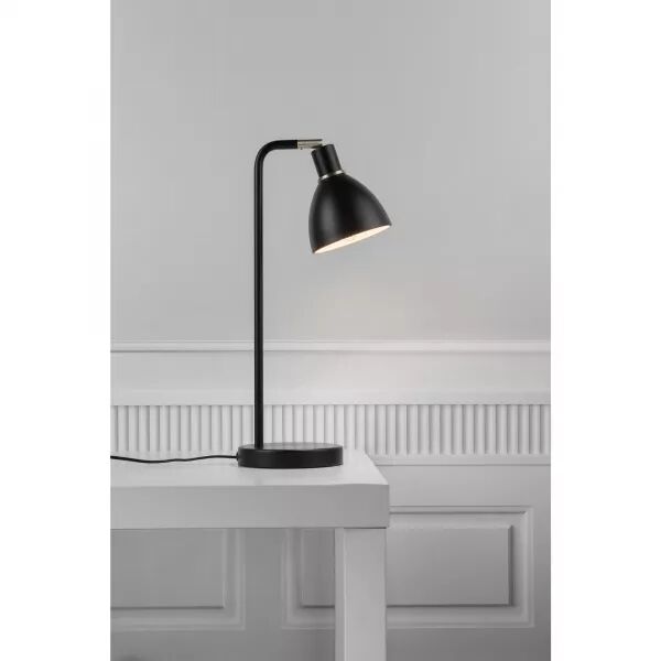 LAMPE � POSER - RAY - M�TAL - NOIR -  E14