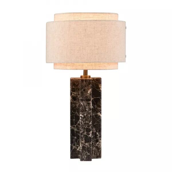 LAMPE � POSER - TAKAI - MARBRE - BEIGE -  E27