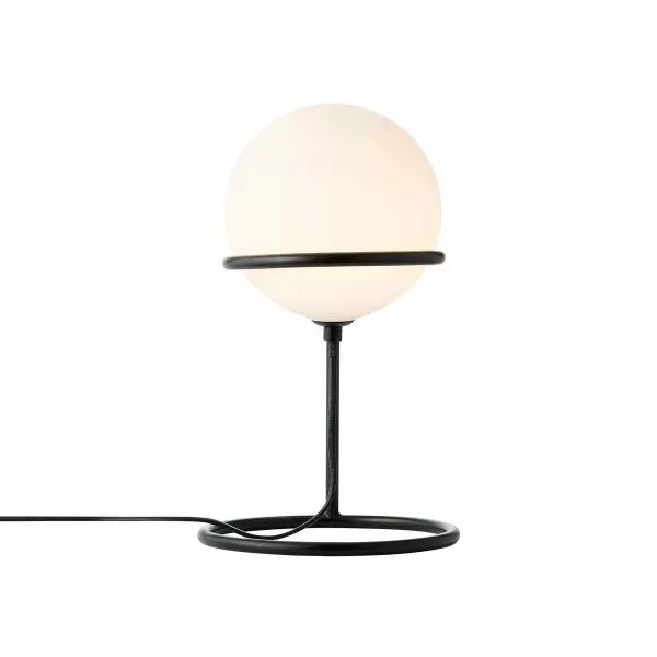 LAMPE � POSER - WILSON - VERRE - NOIR -  G9