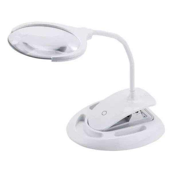 Lampe LED avec lentille 3X/8X rechargeable.