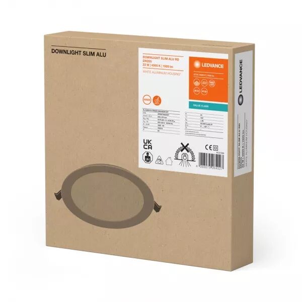 LDV DL SLIM ALU 205 22W/4000K IP20  1920LM DOWNLIGHT LEDVANCE