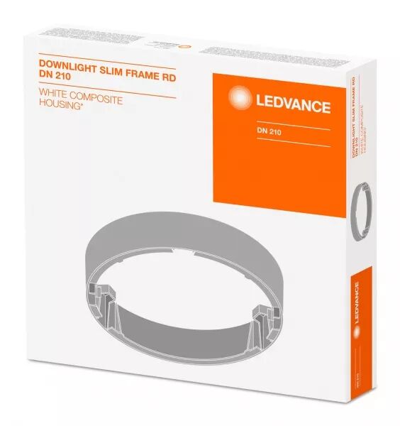 LDV DL SLIM ROND 210 CADRE SAILLIE ROND BLANC POUR DOWNLIGHT LEDVANCE
