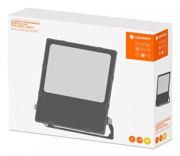 LDV FL PFM ASYM 55X110 290W/3000K 35600LM IP66 NOIR PROJECTEUR LEDVANCE
