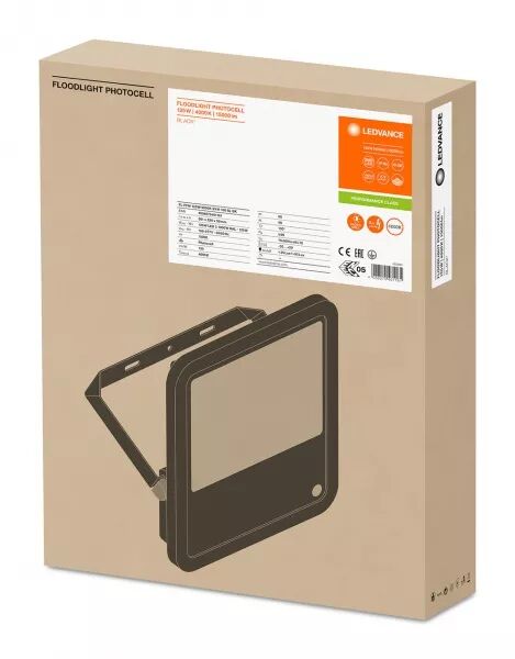 LDV FL PFM SYM100 SL 125W/4000K 15000LM IP65 100� NOIR PROJ SENSLIGHT LEDVANCE