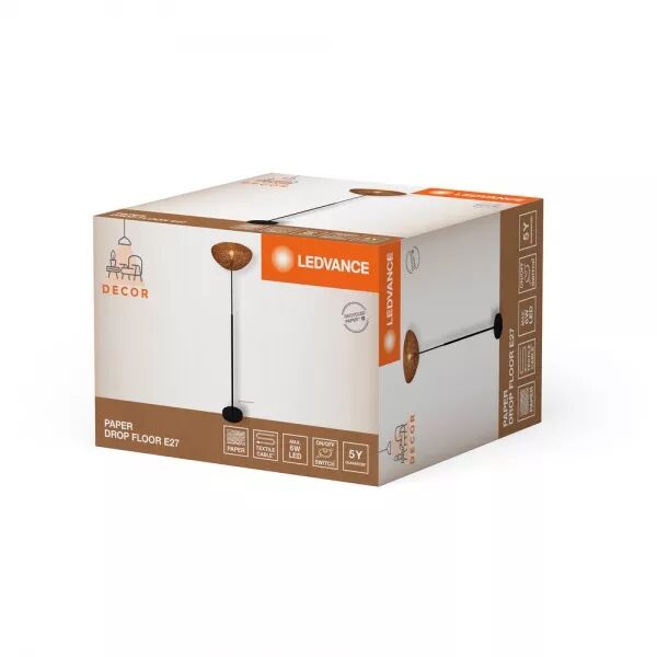 LDV LUMINAIRE SUR PIED PAPER DROP � CULOT E27 BEIGE - LAMPE NON INCLUSE LEDVANCE