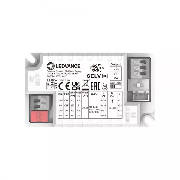 LDV SF BLKH RD 250 10W - ALIM 220-240V 10W 350MA POWER SELECT HUBLOT LEDVANCE