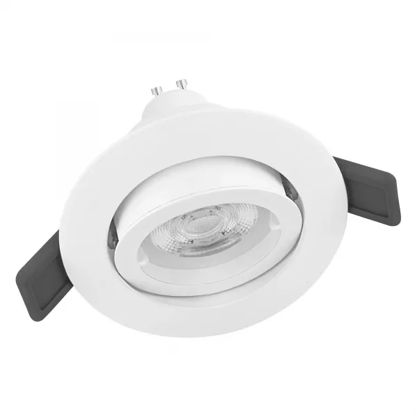 ldv spot kit led rexel adj 9,5w/3000k 575lm irc97 gu10 dim ledvance (4058075607453)
