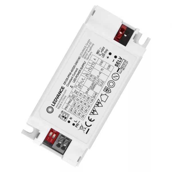 LEDVANCE - DRIVER LED PERFORMANCE COURANT CONSTANT 40 W 800/900/950/1050 mA (4058075239791)
