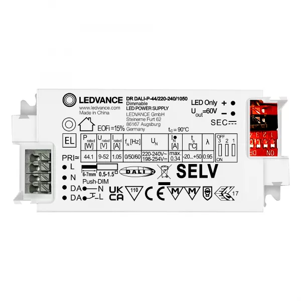 LEDVANCE - DRIVER LED PERFORMANCE COURANT Constant 44 W 1050 DALI (4058075779723)