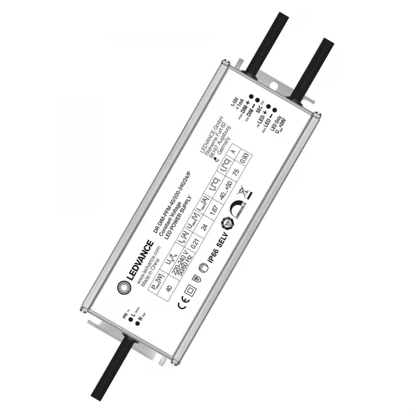 LEDVANCE - DRIVER LED PERFORMANCE TENSION CONSTANTE 24 V 40 W Gradable 1...10 V IP66 (4058075379176)