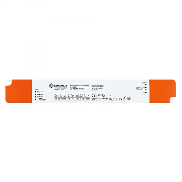 LEDVANCE - DRIVER LED SUPERIOR TENSION Constante  24 V DALI 80 W IP20 (4058075421844)