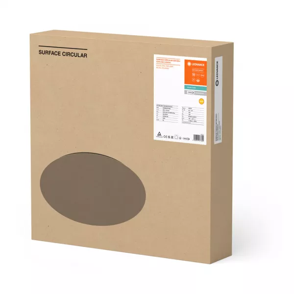 LEDVANCE - Hublot LED Surface Circular 500 ZigBee 42W/3000K DALI2 3 500lm 83lm/W IP44 (4099854077890)