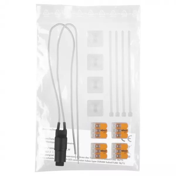 LEDVANCE - KIT de conversion luminaire pour tube LED en 230V mono (4058118280612)