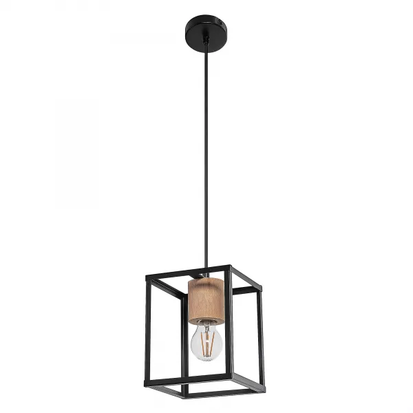 LEDVANCE - LDV Decor NAIROBI E27 Bois Noir         Ledvance (4058075758902)