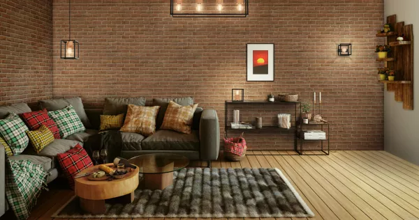 LEDVANCE - LDV Decor NAIROBI PLAFON E27 Bois Noir  Ledvance (4058075759022)