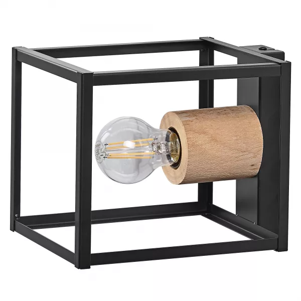 LEDVANCE - LDV Decor NAIROBI WALL E27 Bois Noir    Ledvance (4058075759145)