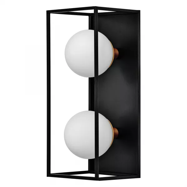 LEDVANCE - LDV Decor SQUARE 350X150 IP44 2XG9 Noir Ledvance (4058075756922)
