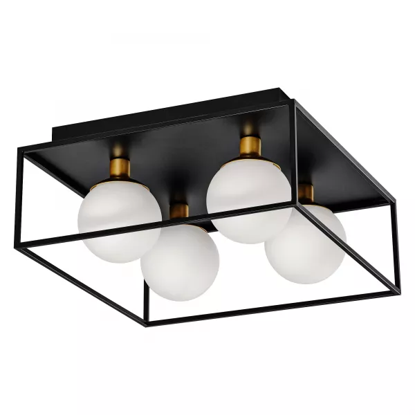 LEDVANCE - LDV Decor SQUAREPLATE 350X350 4XG9 Noir Ledvance (4058075756960)