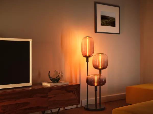 LEDVANCE - LDV Decor Stick Floor Trio E27 anthracite - luminaire sur pied LEDVANCE (4058075833036)
