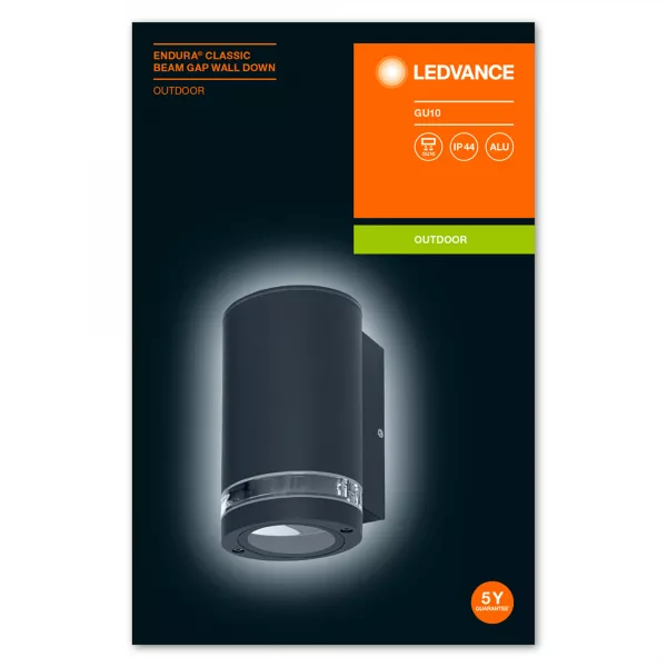 LEDVANCE - LDV ENDURA CLASSIC BEAM GAP Gris GU10 IP44 LEDVANCE Applique (4058075554511)