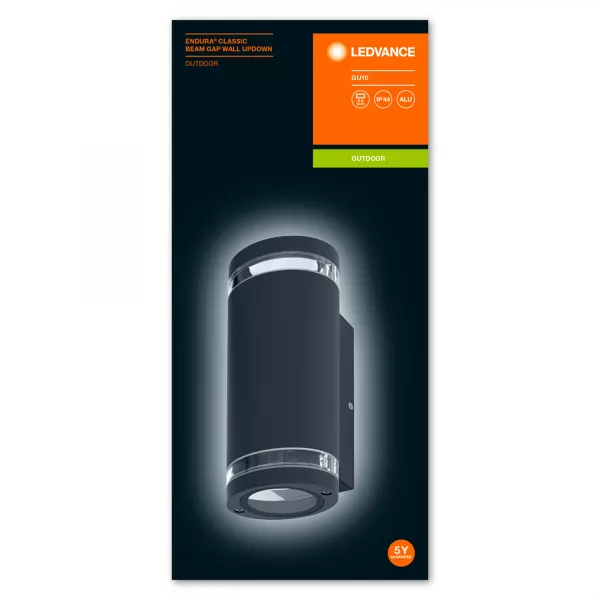 LEDVANCE - LDV ENDURA CLASSIC UPDOWN BEAM GAP Gris GU10 IP44 LEDVANCE Applique (4058075554559)