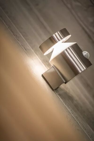 LEDVANCE - LDV ENDURA STYLE CYLINDER S APPLIQUE 6W/3000K 360lm IP44 SENSOR INOX LEDVANCE (4058075205352)